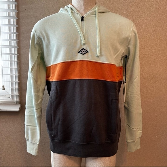 Billabong Wave Washed Hoodie Sz Medium - Picture 1 of 5